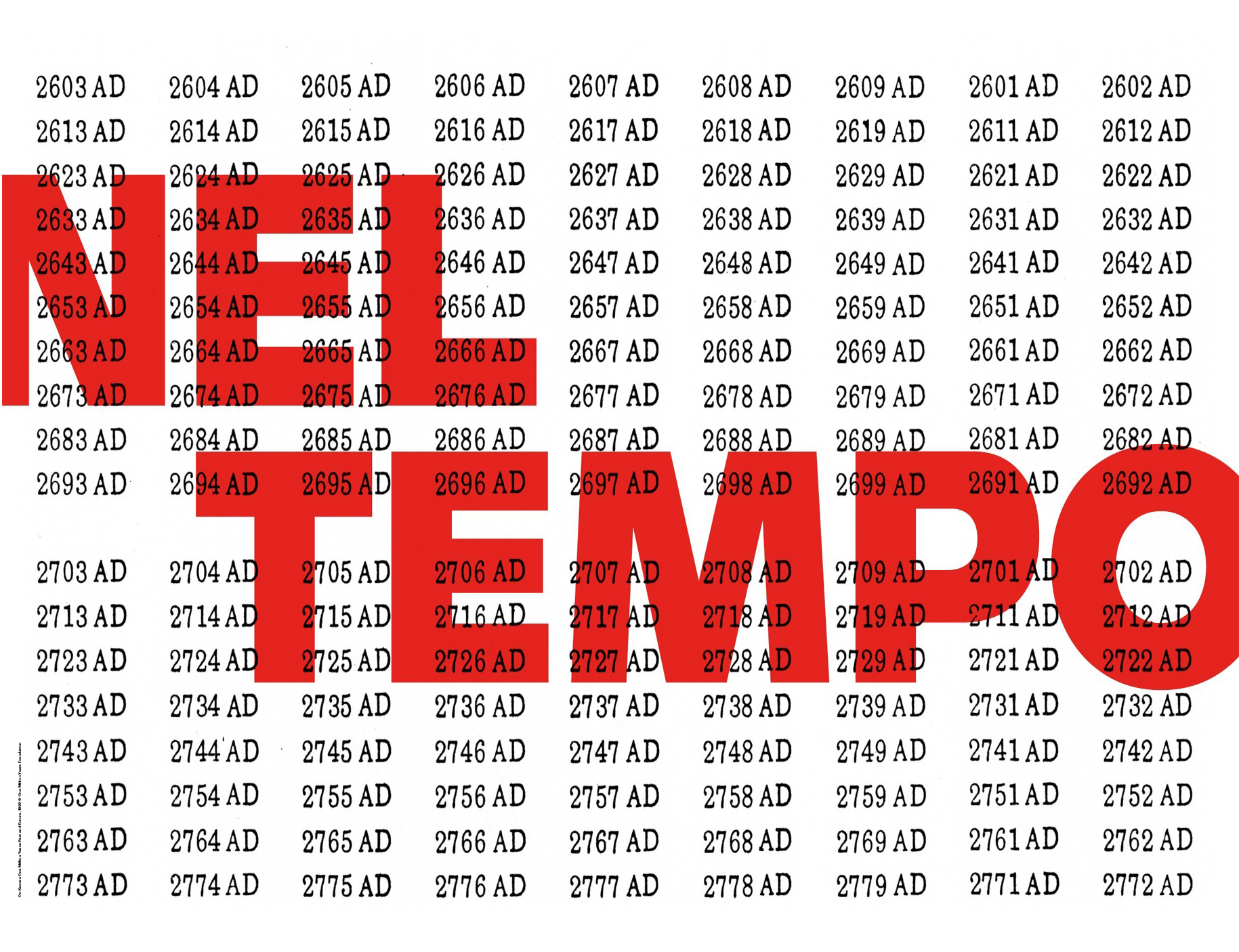 “Nel Tempo” – an exhibition at Villa Panza that talks about time